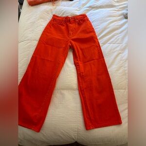 PacSun BDG wide leg red jeans